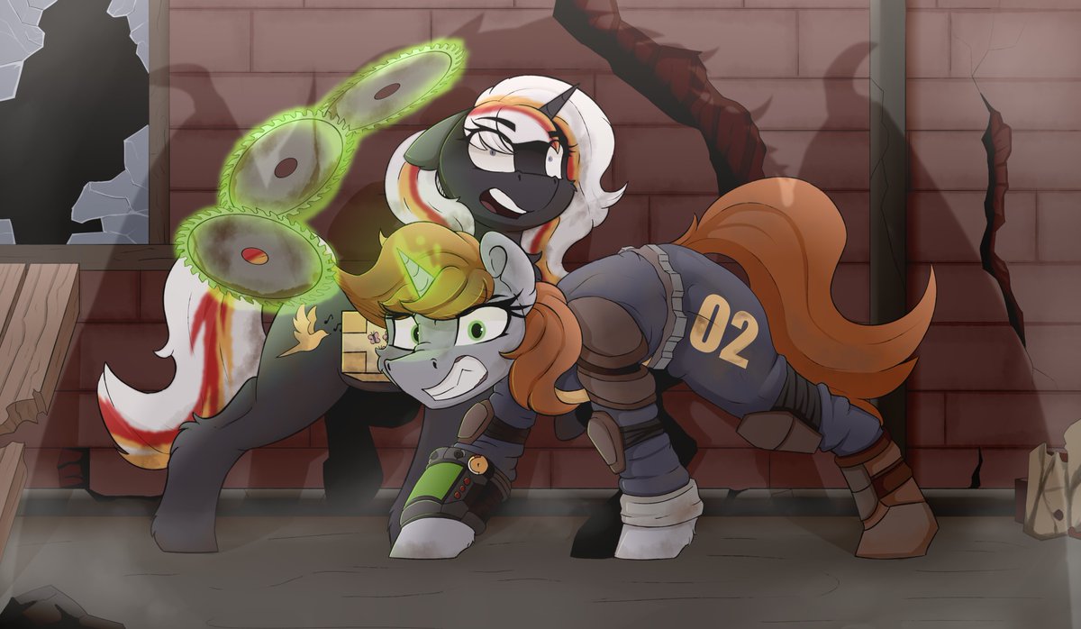 I'm alive, I had to take a break from drawing for a while due to family circumstances :) Littlepip and Velvet vs Manticore :) (Chapter 13)
#mlp #pony #brony #art #mylittlepony