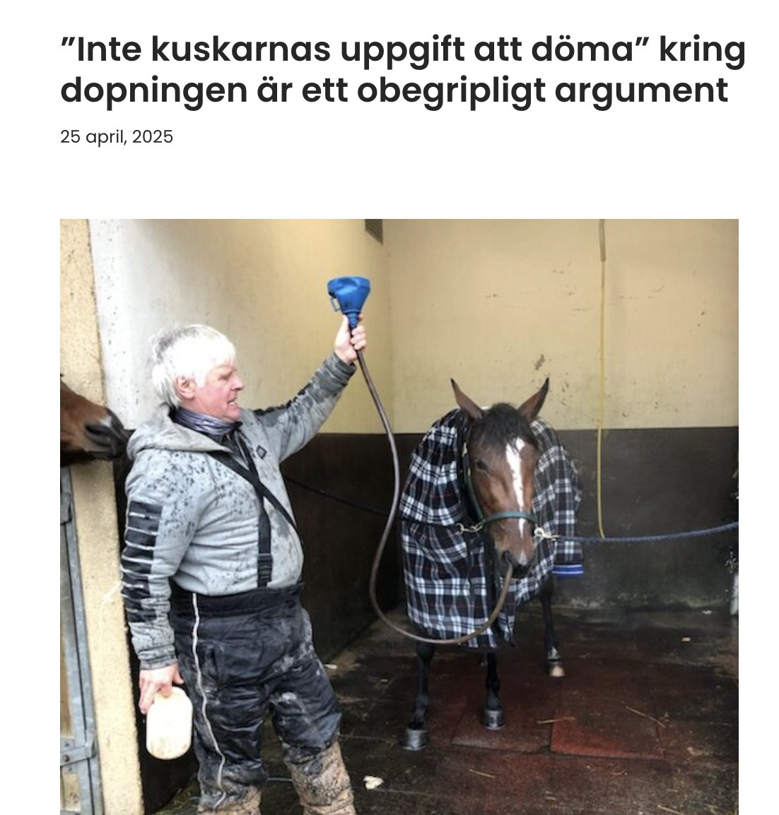 Och så en svensk succétränare i ny dopningsskandal.
trottosport.nu/2025/04/25/int…