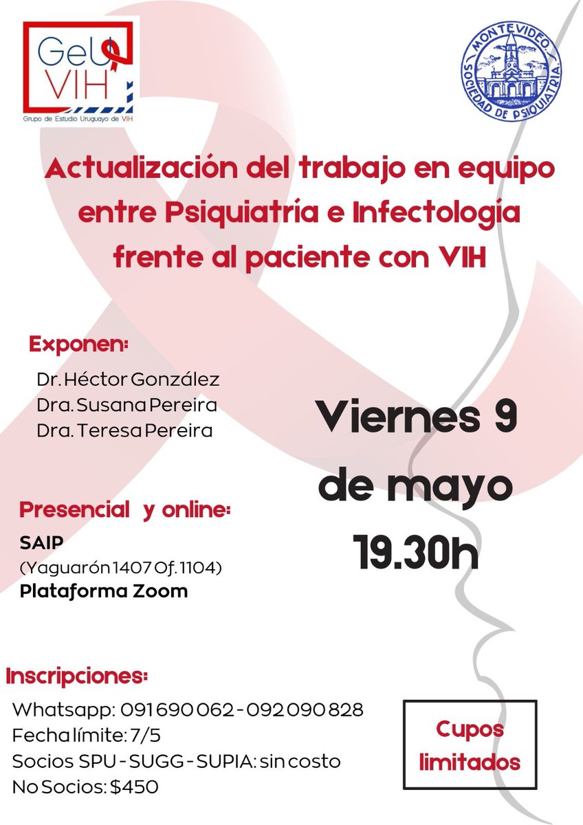 Sociedad de Psiquiatría del Uruguay (@socpsiquy) on Twitter photo 