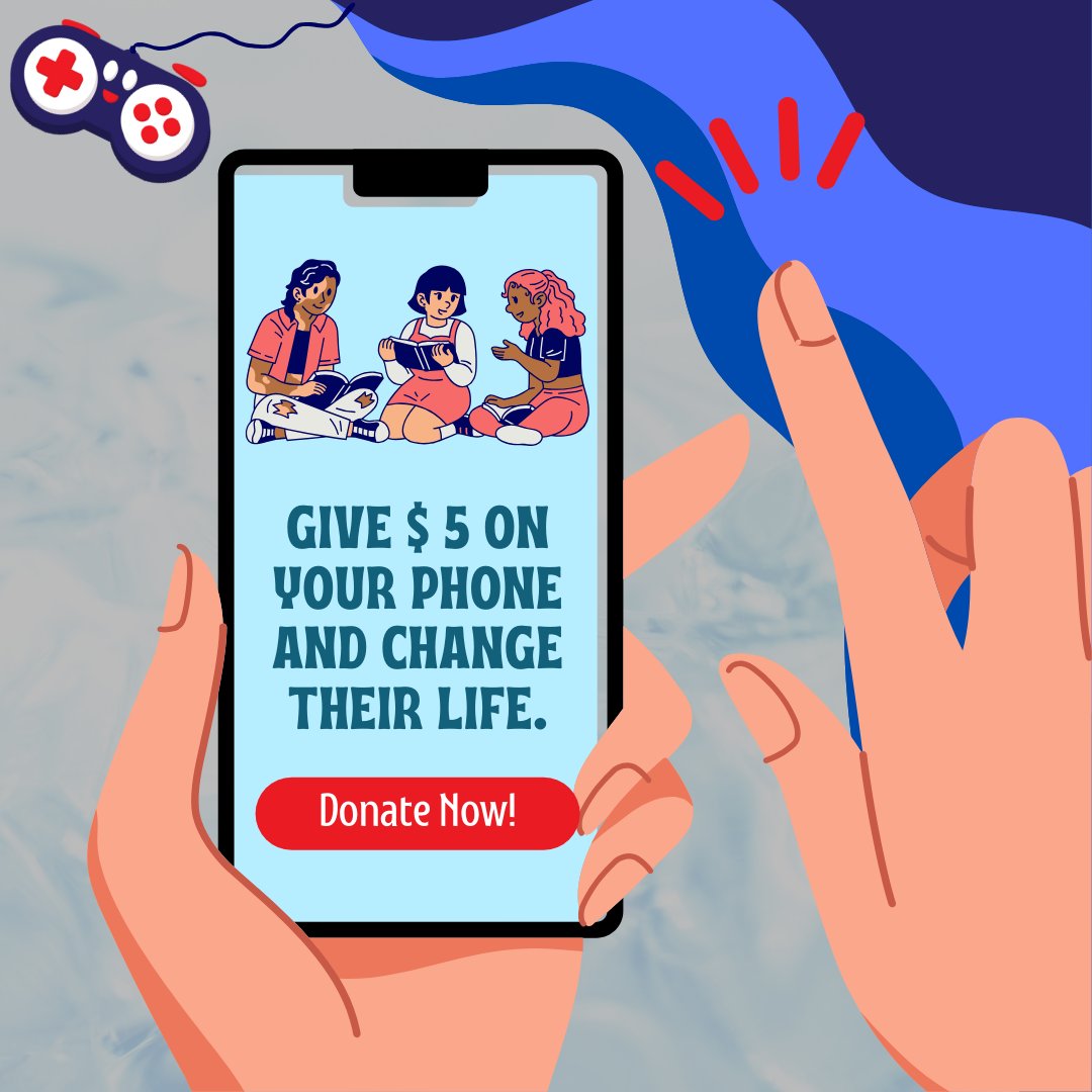 Level up a child's future—donate today to help build a gaming club that makes school a place of joy, connection, and growth. Your support can turn play into purpose—help us empower students through gaming and make school a winning experience for every kid. 
Link in Bio to Donate!