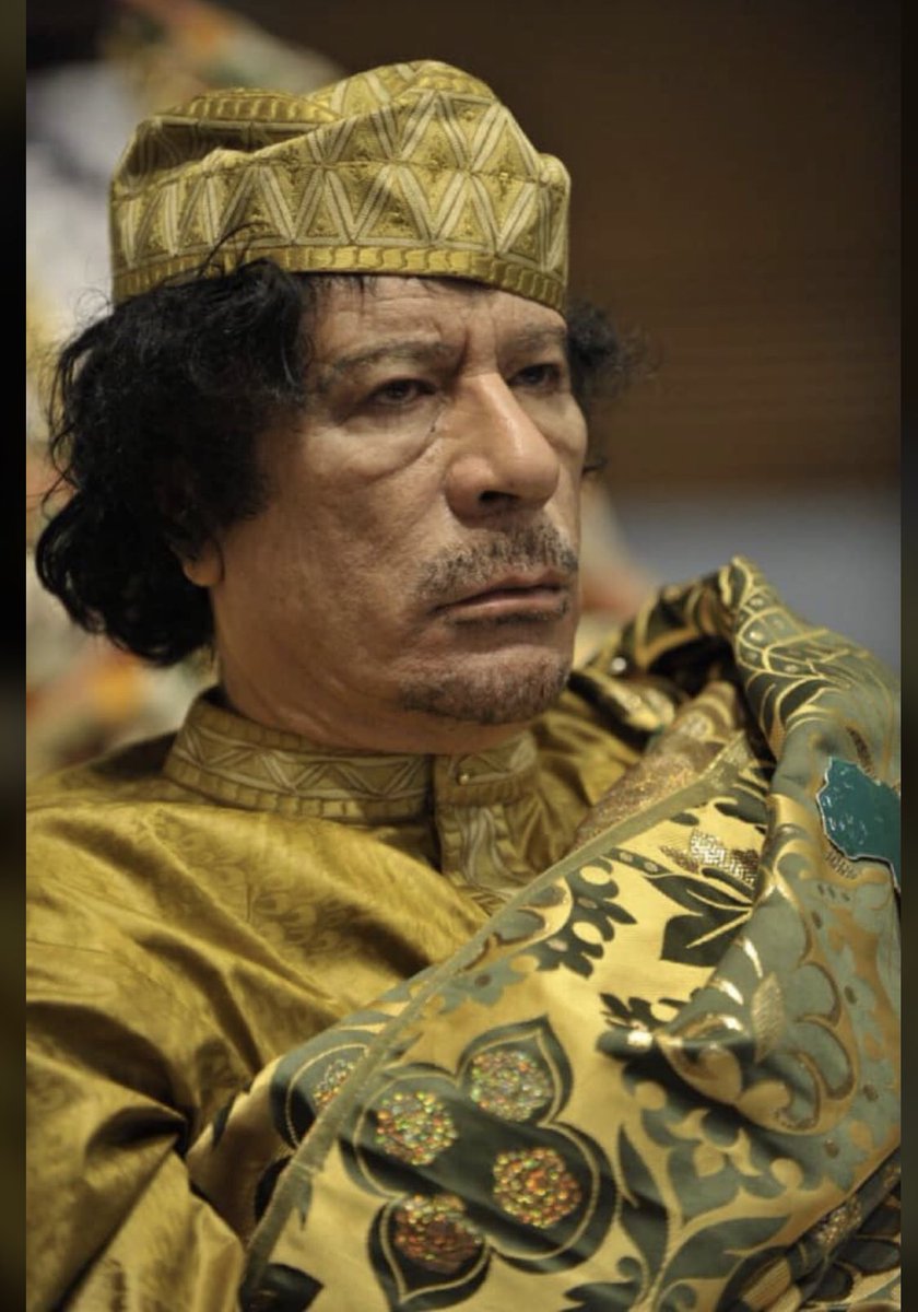 Man of Honor, after his death, have they any better? 
Hero Gaddafi. ❤️🫡