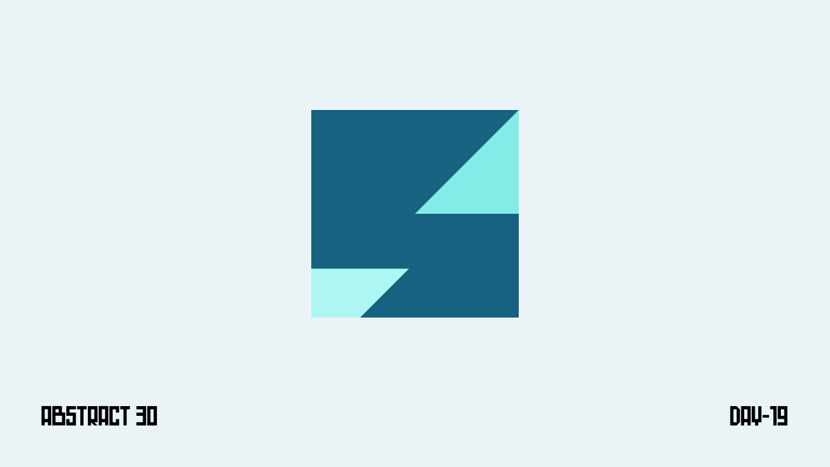 Designatiev's tweet image. Day 19 — S
Soft curves, no straight lines.
“S” flows like water — organic energy in a rigid system.

#Abstract30 #day19 #letterS #geometrictype #bluedesign #minimaltype