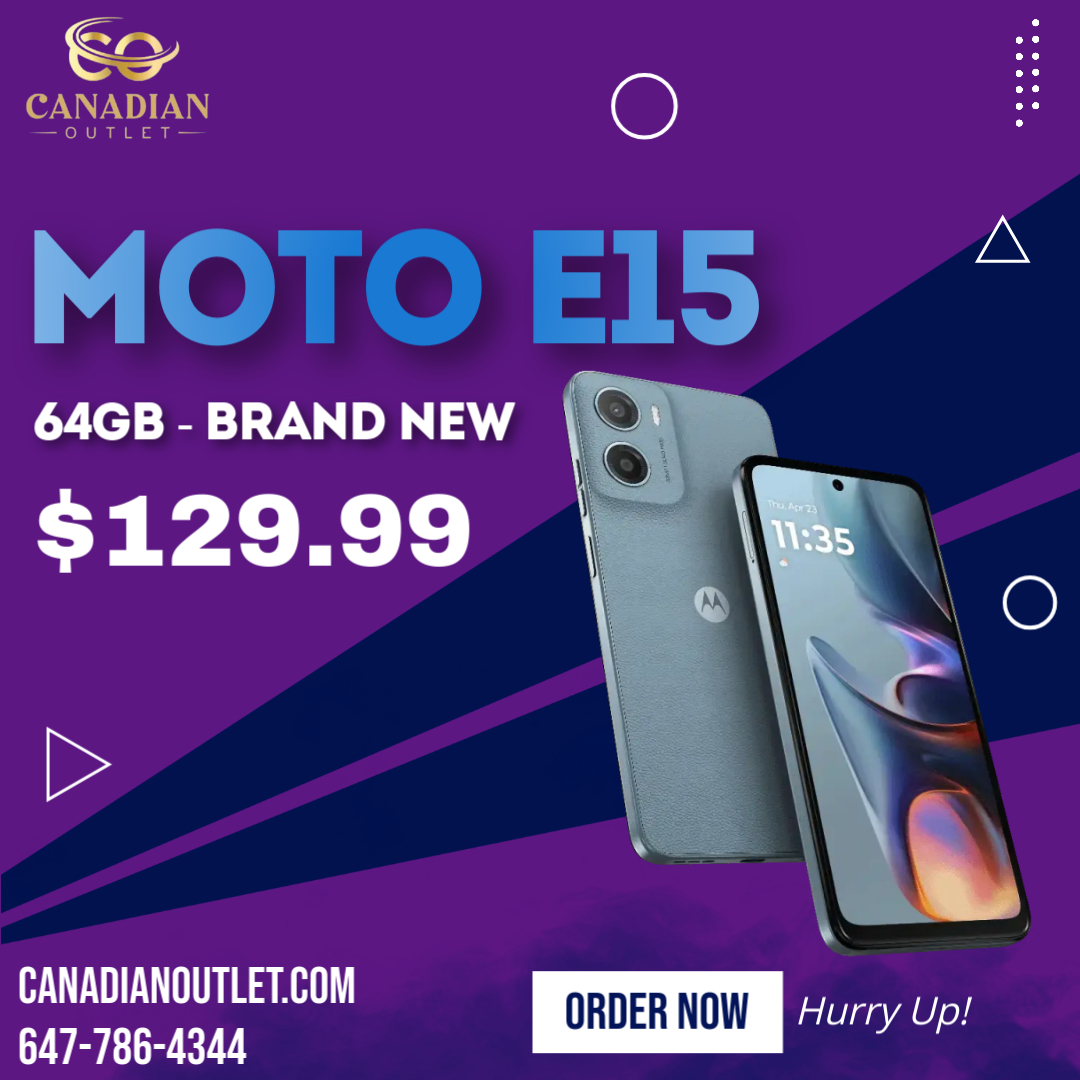 canadianOutlet's tweet photo. 📱💥 Moto E15 – Smart, Sleek, and Stupid Affordable!
64GB of smooth performance, clean Android, and all-day battery.
#MotoE15 #BudgetBoss #SmartChoice #AndroidEssentials #MotoMadness #BrandNewPhone #EverydayHero #AffordableTech #TechOnABudget #PhoneGoals #MotoVibes #64GBPower https://t.co/XbGLcnUxku