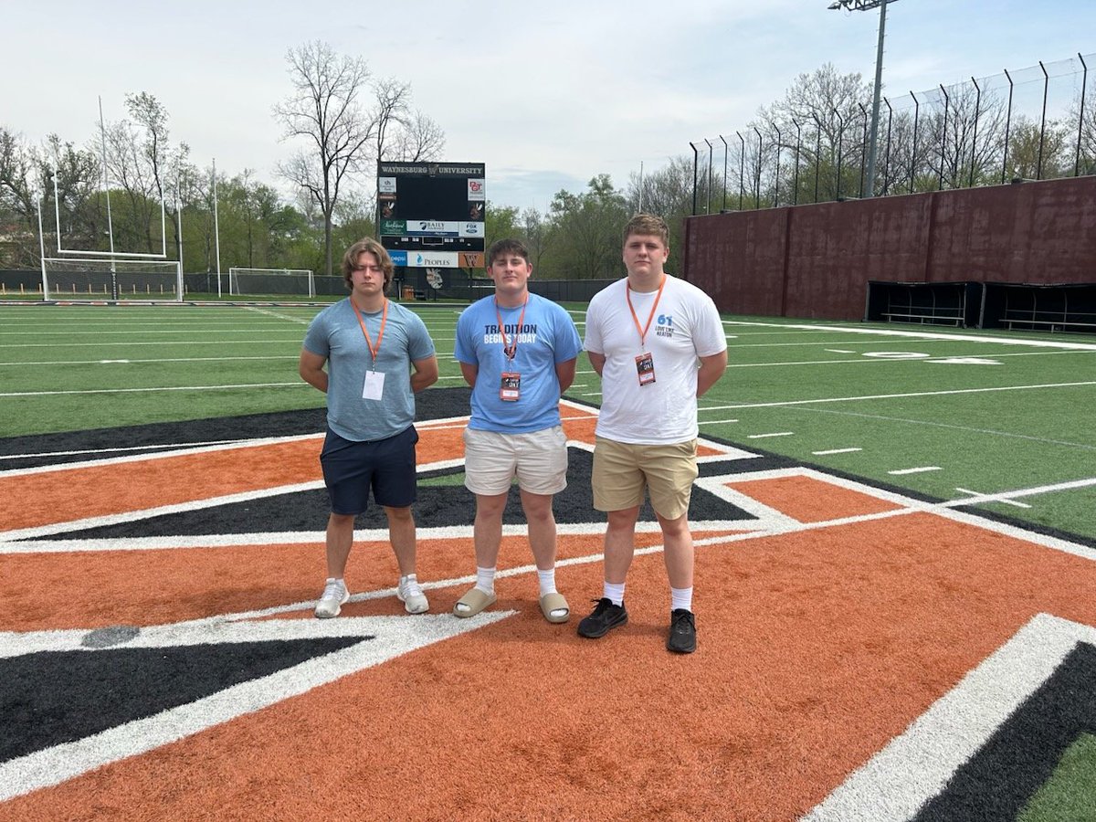 Had a great day at <a href="/Waynesburg_FTBL/">Waynesburg Football</a>  Junior Day!! Thanks <a href="/BigPappy_WETSU1/">Coach Russ Moore</a> for the invite. <a href="/FootballPbhs/">PBHSFootball</a>