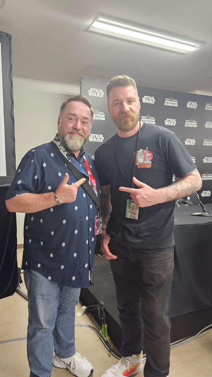 Hey, <a href="/Ky1eKatarn/">Kyle Katarn</a>, back home in Ireland today after an amazing 2 weeks in Japan, and a real highlight of SWCJ was getting the chance to see you in action and to say thanks for all that you give to the SW community. Thanks for your time 👍💚