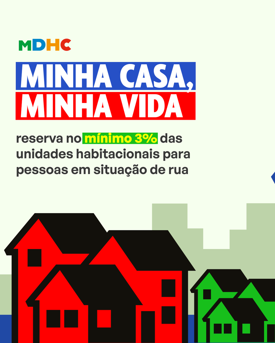 mdhcbrasil's tweet image. Rumo à dignidade! ✨ 🏠🍲

A implementação do Minha Casa, Minha Vida e das Cozinhas Solidárias para pessoas em situação de rua é a chance de um novo recomeço para milhares de brasileiros. 🇧🇷💛
#PessoasEmSituaçãoDeRua #MinhaCasaMinhaVida #CozinhasSolidárias #DireitosHumanos #MDHC