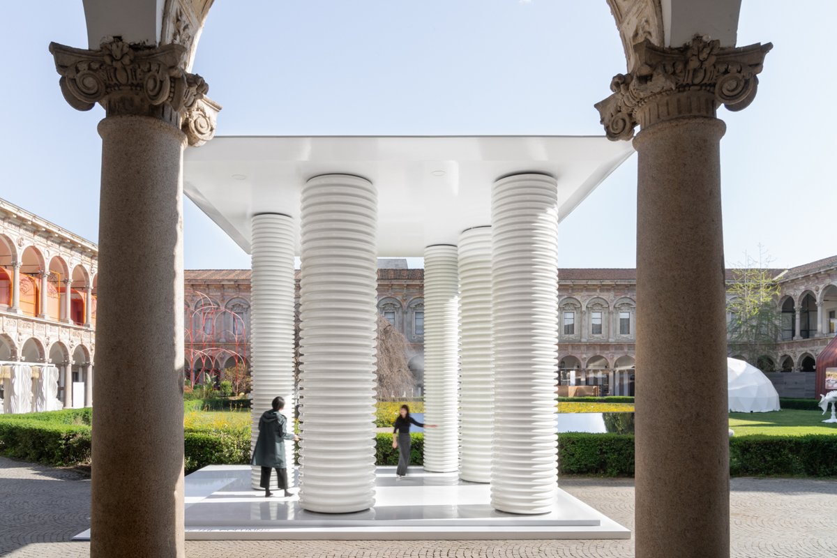 illustrarch's tweet image. TAM TAM Installation FuoriSalone by Alvisi Kirimoto + Partners

#milandesignweek #architects #design #architecture #illustrarch