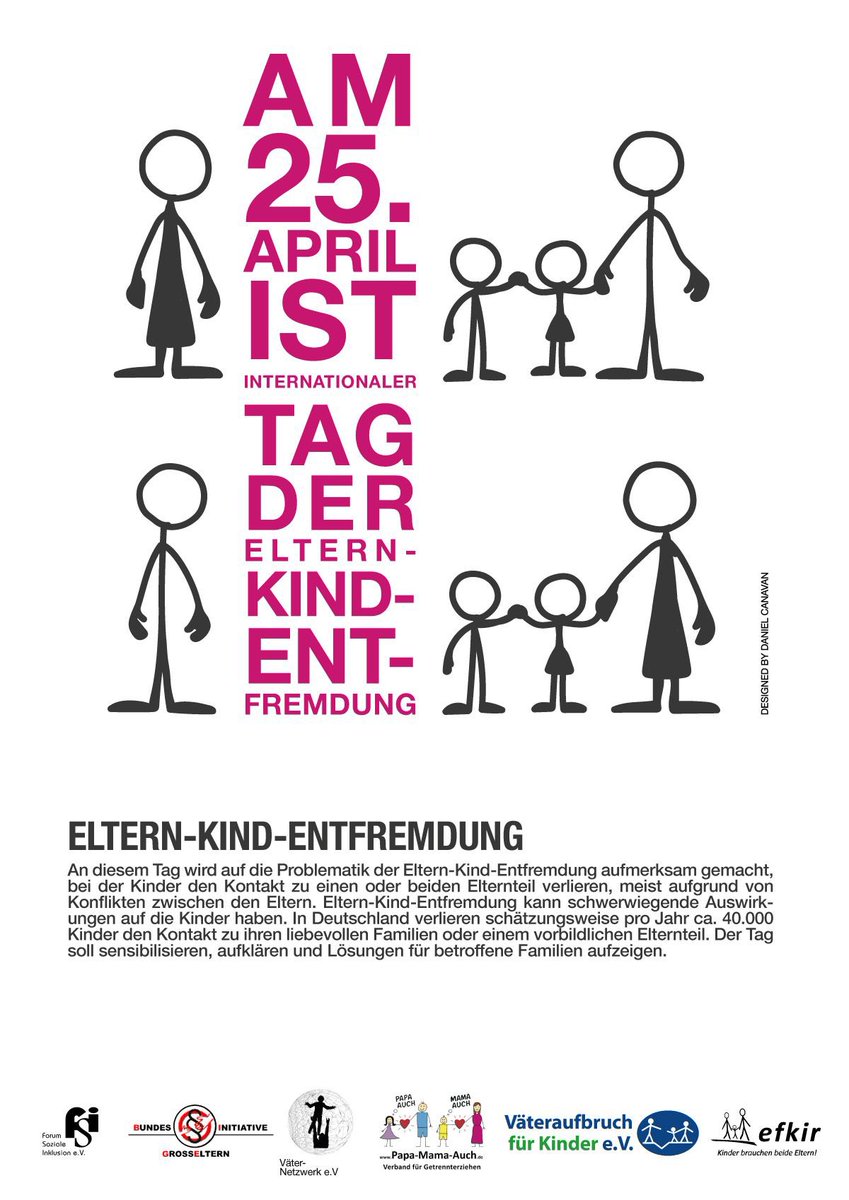 Heute ist internationaler Tag der Eltern-Kind-Entfremdung: