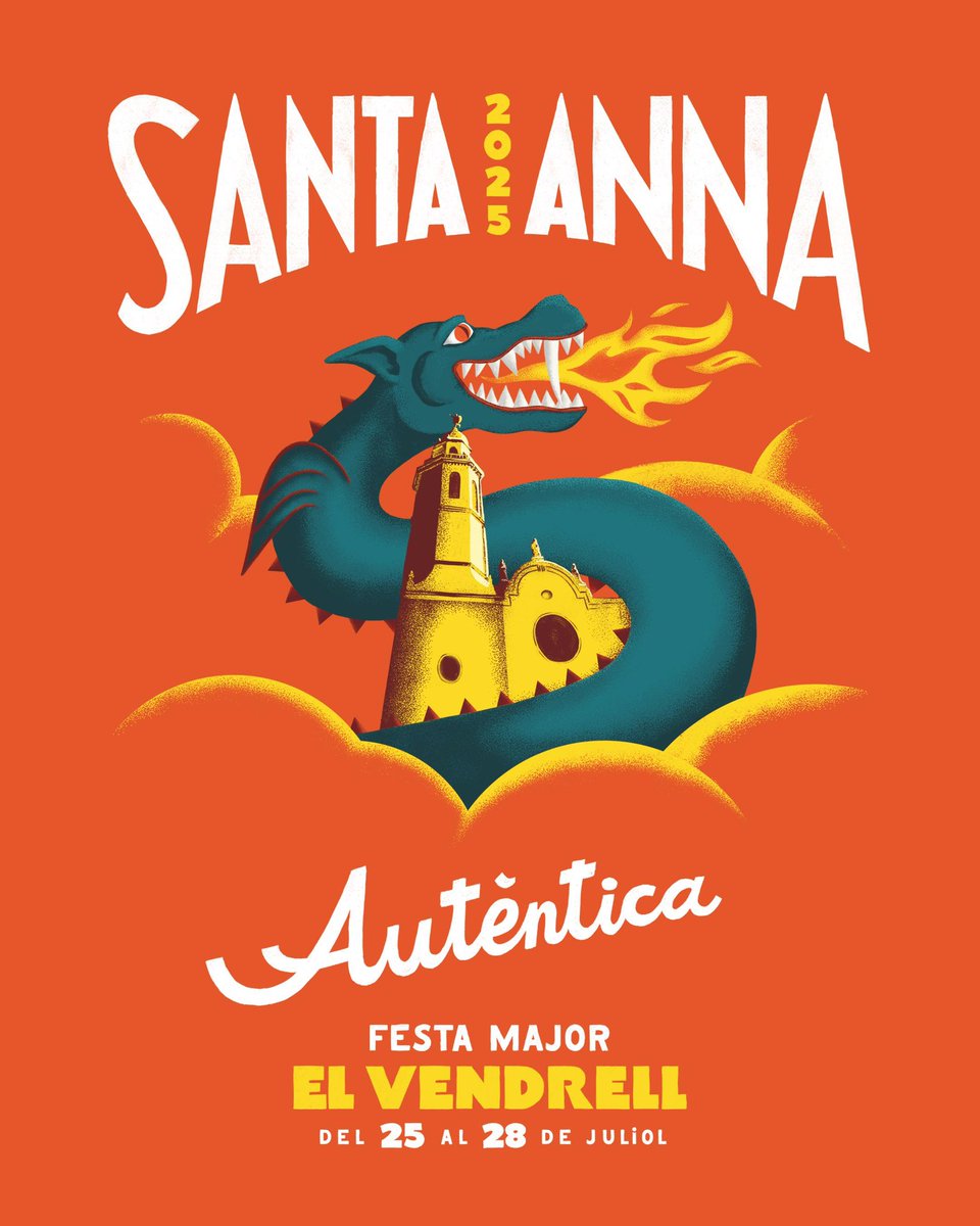 fmelvendrell's tweet photo. Només queden tres mesos per Santa Anna i ha arribat un dels moments més esperats! 😳
Us presentem la imatge gràfica, la pregonera, les activitats familiars i el cartell musical d'una Festa Major autèntica!
Què us sembla? Comenteu-nos! 💥
#santaanna2025 #fmelvendrell https://t.co/WNLatz6uyI