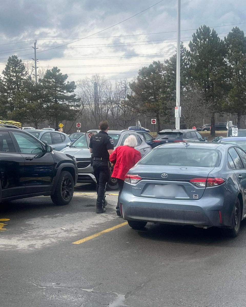Last weekend, while checking  accessible parking spaces, officers noticed an elderly woman who appeared lost. She told them she’d been looking for her car for 15 minutes. Officers helped her locate it and discovered she had an accessible permit but couldn’t park in a designated