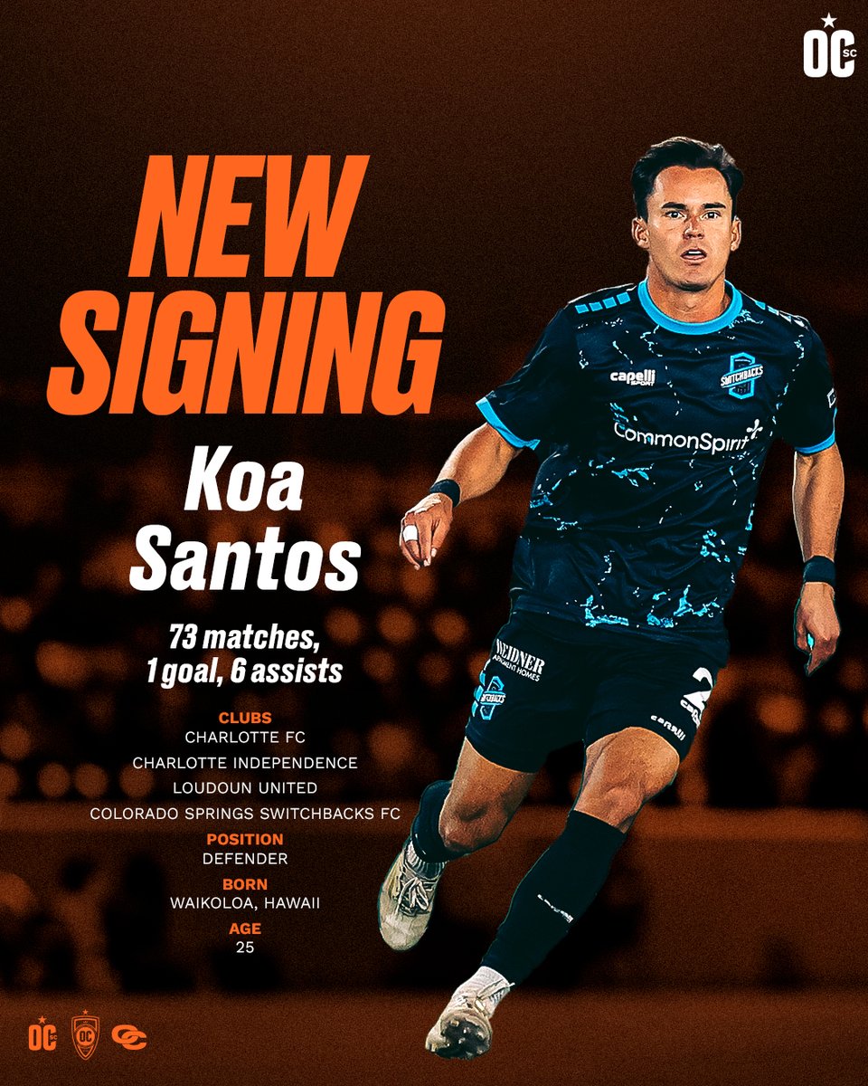 Just in time for AAPI Night, OCSC announces our first-ever Hawaiian-born player.
 
Welcome to the County, Koa!
 
#ForCounty🍊