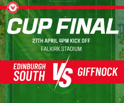 Edinburgh South CFC (@edinburghsouth) on Twitter photo Check out the <a href="/ScottishYouthFA/">Scottish Youth FA</a> interview with Coach Alistair Ogilvie, 📺 youtube.com/watch?v=n0j-Fz…
🚨don't forget to buy your tickets online before the CUP FINAL on 27th APRIL 4pm KO <a href="/FalkirkStadium/">The Falkirk Stadium</a>
Buy tickets👇app.fanbaseclub.com/Fan/Tickets/Se…...
& BRING YOUR Edinburgh South COLOURS! Check out the <a href="/ScottishYouthFA/">Scottish Youth FA</a> interview with Coach Alistair Ogilvie, 📺 youtube.com/watch?v=n0j-Fz…
🚨don't forget to buy your tickets online before the CUP FINAL on 27th APRIL 4pm KO <a href="/FalkirkStadium/">The Falkirk Stadium</a>
Buy tickets👇app.fanbaseclub.com/Fan/Tickets/Se…...
& BRING YOUR Edinburgh South COLOURS!