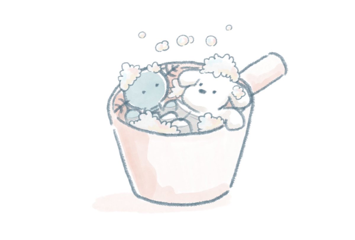 sume_papipo's tweet image. 長年連れてるわんこのぬいぐるみを久しぶりに洗ってみたりなどするGW