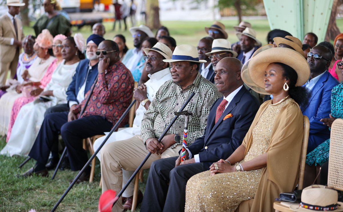 While speaking at the event, Kenyatta wished the couple a lifetime of happiness and prosperity together.