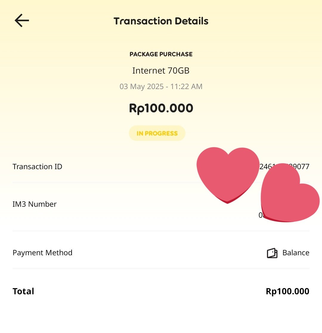stsyarifaa's tweet photo. indosat kenapa ya? saya beli kuota terpending @CareIM3 https://t.co/w4MOApvTHM