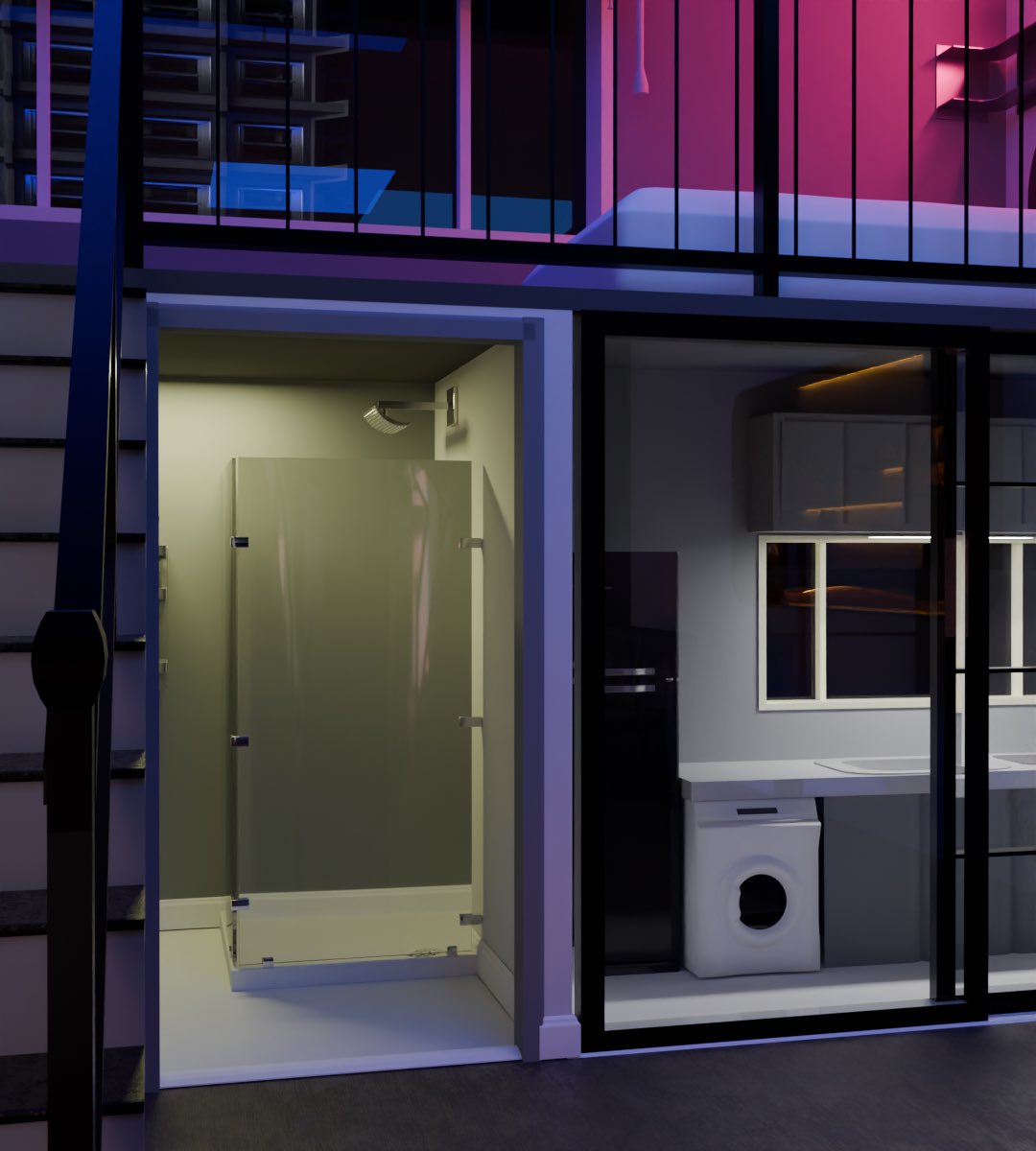 Modeling a 3D apartment that depicted peace &amp; calm using Blender

#3DDesign #Blender3D #LivingRoomDesign #InteriorDesign #3DModeling #BlenderCommunity #HomeDecor #3DRendering #DesignInspiration #CreativeProcess #BlenderArt #ModernLivingRoom #3dartwork