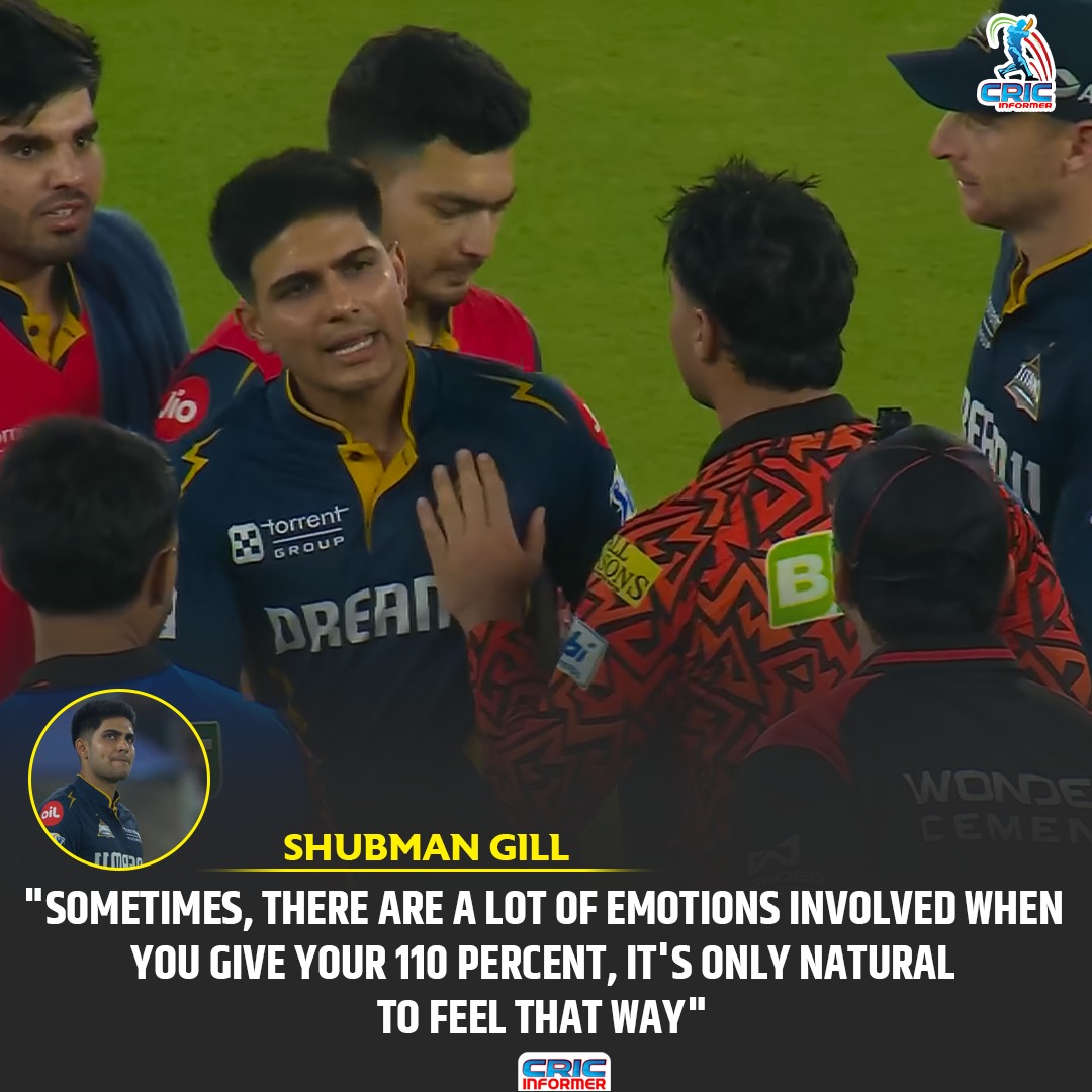CricInformer's tweet photo. "Gill expressed appreciation for his team's effort against SRH"

#GTvsSRH #Cricket #IPL2025 #IPL #indiancricketteam #BCCI #cricketnews #cricketupdate #SaiSudharshan #jossbutler #ShubmanGill #patcummins

@IPL
@srhfansofficial
@GujaratGiants https://t.co/q4cadMFmCD