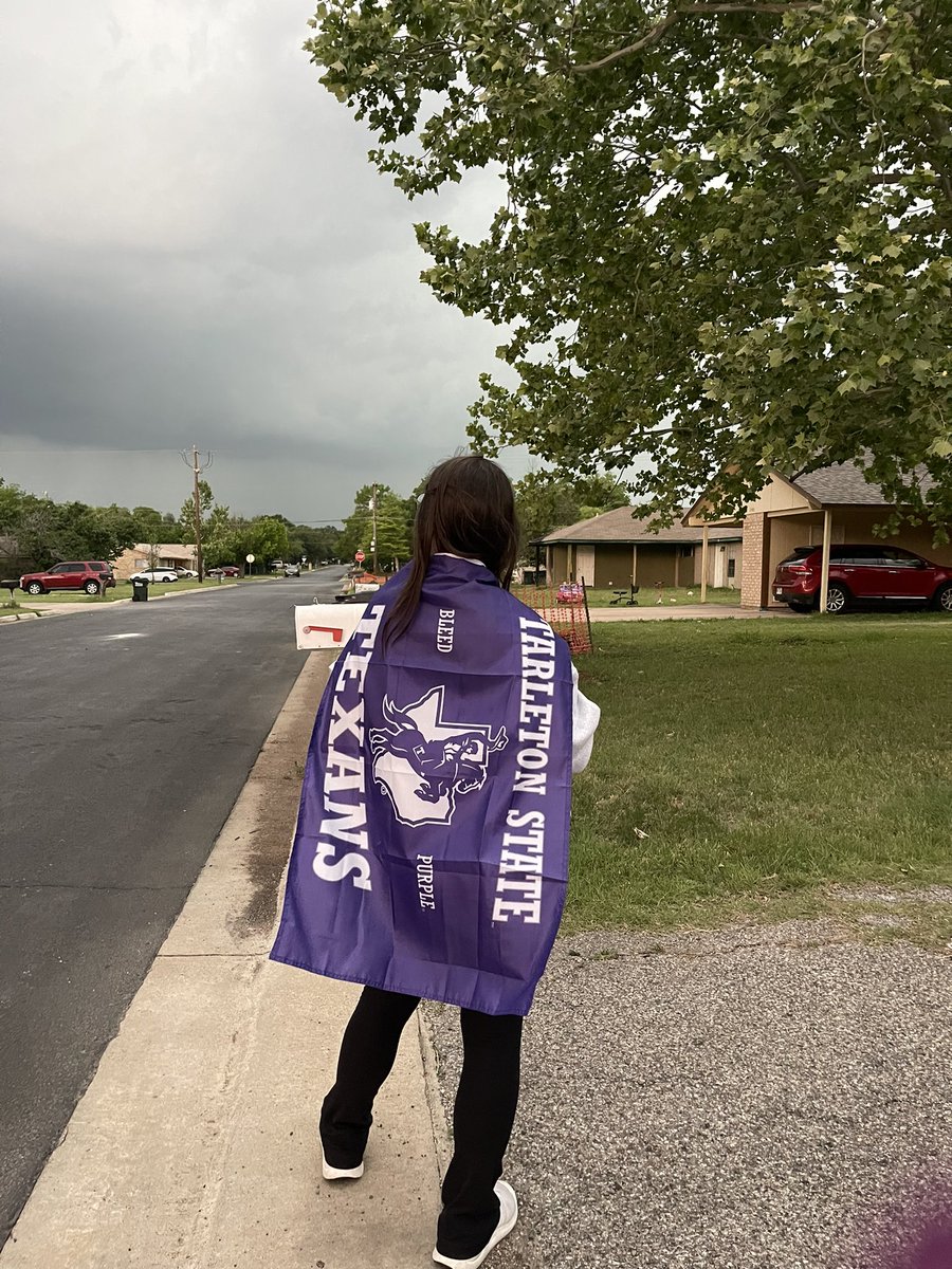 Yesterday was National Decision Day and my baby girl is headed to Tarleton State University in the fall :) #GoStateGo #Texans #BleedPurple