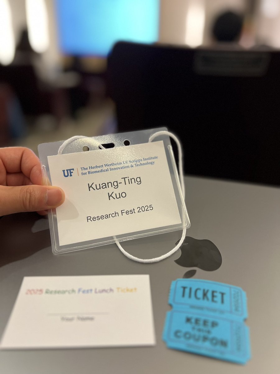 TonyKuangTing's tweet photo. It was a honor to present my work “Quantitative #proteomics derived translational potential of non-covalent #PPARg inverse agonists” in the Tri-institute Research Fest at @UFScripps . Look forward to the coming #ASMS2025 and share more exciting results https://t.co/WcuaDOPJoL