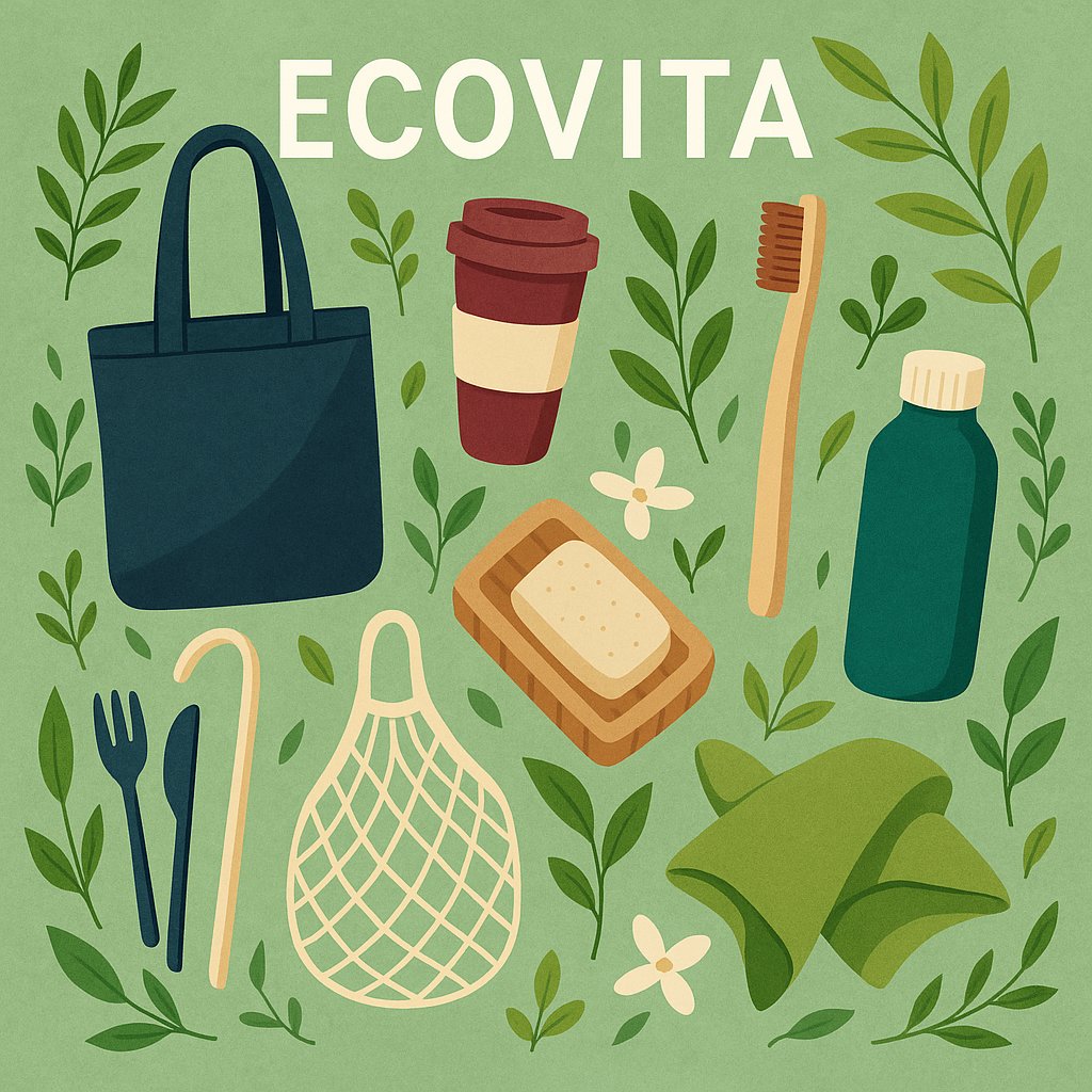 Which eco-friendly products do you use in your daily life? 🌱♻️
Share your favorites in the comments and inspire others to go green! 💬🌍 

#Ecovita #SustainableLiving #EcoFriendly #GreenChoices #NFT #blockchain