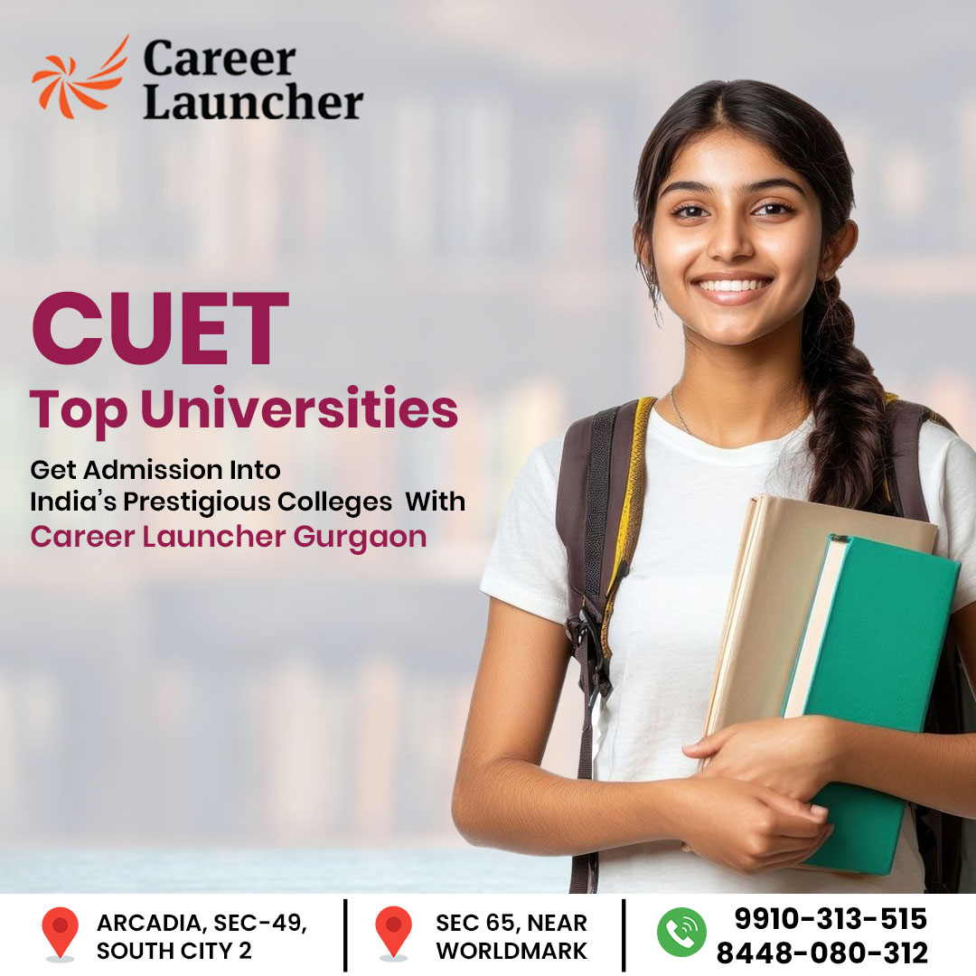 CLGurgaon65's tweet image. Dreaming of studying at India’s top universities? CUET is your gateway! 🚀🎓

🌏 careerlauncher.com/gurgaon/southc…
📱 +91 9910313515
🌏 careerlauncher.com/gurgaon/sector…
📱 +91-9999996052

#CUETClasses #Education #StudySmart #ExamPrep #CUET #CUET2025 #TestPreparation #CUETCoaching #CoachingSuccess