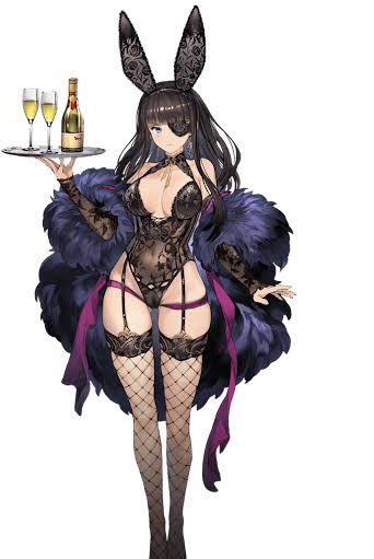 エクリプス、あらあら系でおっとりしてるのかと思えば作中でも最強格なお姉さんだし、水着はスリングショットだし、実はサキュパスで長命種属性持ちだし、逆バニーだし、ストーリーで未亡人設定も出してくるし、弟子にもスケベバニーに着させて百合まで匂わせてくるぞ!盛りすぎだろ!!!