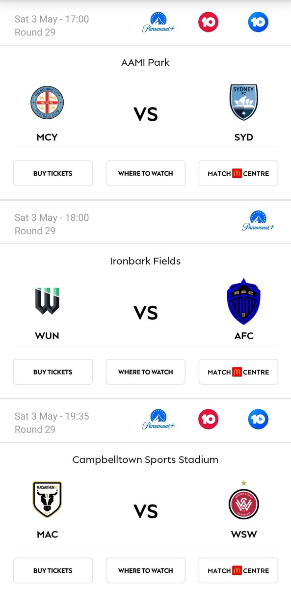 Big day for the future of Australia today. All Australian's need to get out and do your thing! Finals football is at stake, and so is a spot in Asia. Head to the stadium and support your team. ⚽️ 
#ALEAGUE 
#COYW
#WSW
