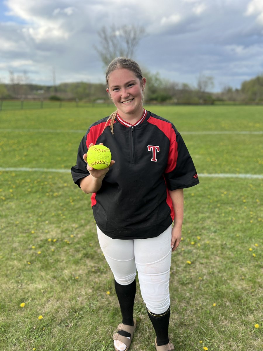 100 Career Strikeouts for our #1 Sophomore Erin Lee 💪🏼👏🏼🥎