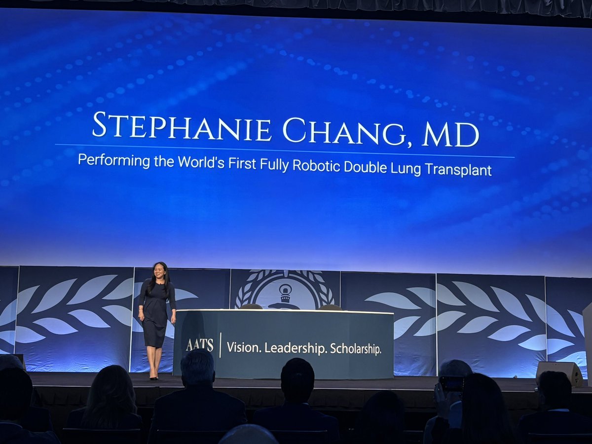 Daniela (@daniela_molena) on Twitter photo Great talk about the journey to a robotic double lung transplant! Amazing Stephanie H. Chang, MD 👏🏻👏🏻<a href="/WomenInThoracic/">WomenInThoracicSurg</a> Great talk about the journey to a robotic double lung transplant! Amazing Stephanie H. Chang, MD 👏🏻👏🏻<a href="/WomenInThoracic/">WomenInThoracicSurg</a>