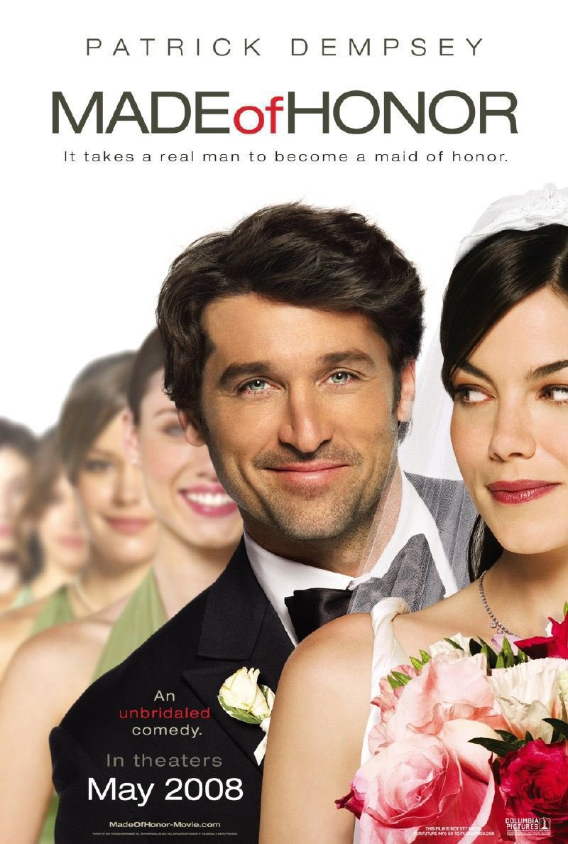 FilmNewsNos's tweet photo. 🎬MOVIE HISTORY: 17 years ago today May 2, 2008, the movie 'Made of Honor' opened in theaters!

#PatrickDempsey #MichelleMonaghan #KevinMcKidd #KathleenQuinlan #SydneyPollack #ChrisMessina #KadeemHardison #RichmondArquette #BusyPhilipps #WhitneyCummings #EmilyNelson #KevinSussman https://t.co/2aby2kOyG0