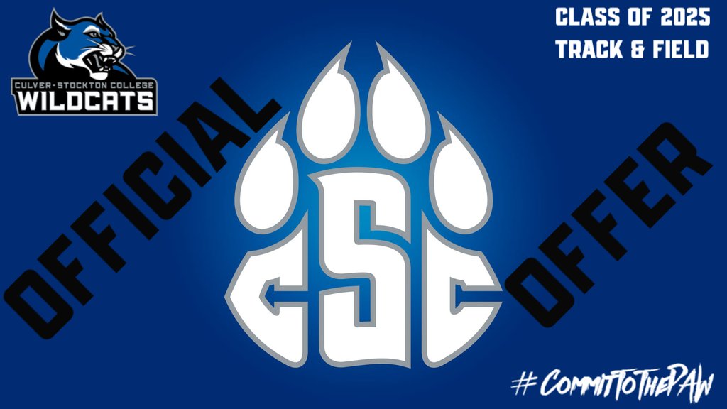 Excited to announce I've received an offer from Culver-Stockton College to join their track and field program! Thank you so much i really appreciate the opportunity yall are giving me. Thank you for helping me reach my dreams. #trackandfield #track #god