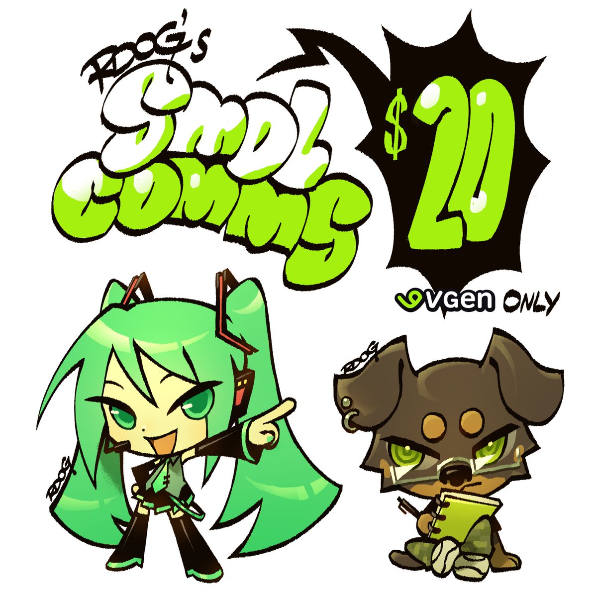 Smol comms are open again!!! Feel free to check it out ^^
vgen.co/rdog7