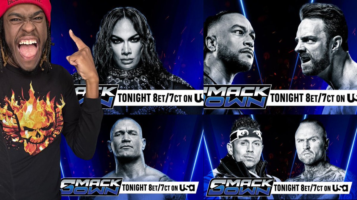 KickinItWitLeo's tweet photo. WWE FRIDAY NIGHT SMACKDOWN LIVESTREAM AND REACTION FT @TheFlexZone1 @Hea... https://t.co/FKmGafr0Co via @YouTube WE ARE LIVE JOIN IN ON THE FUN #Smackdown https://t.co/Js4lvhFgug