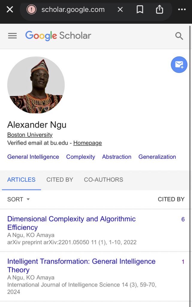 amayangu's tweet photo. @Joey_nya My work has been cited by Mathematicians/professors with 70,000 Citations &amp; H-index 111. Your opinion literally has NO value, you are a NOBODY Hating on  X with a fake name. You are envious because an African iGenius is much smarter than you and will win a Nobel prize. Seeethe https://t.co/arj4nypYfW