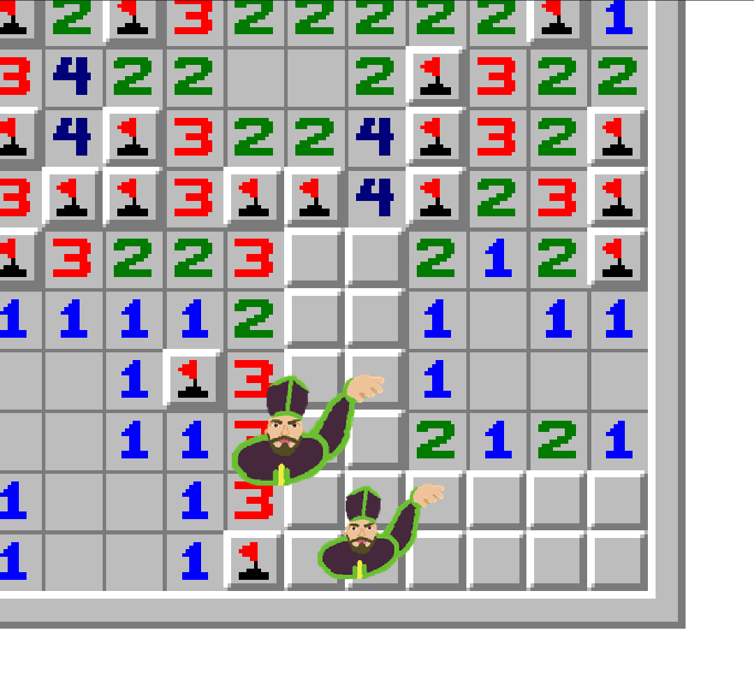 mesetatron's tweet image. trying to teach advanced minesweeper technique to gen z over discord