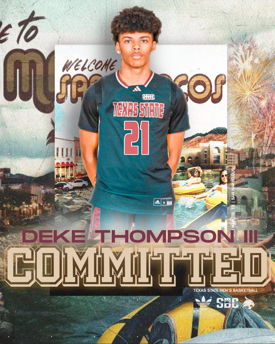 Deke Thompson (@deke_thompson) on Twitter photo Extremely blessed to be announcing my commitment to Texas State University
<a href="/TXStateMBB/">Texas State MBB</a> <a href="/AssaultSouthern/">Southern Assault</a> <a href="/coachvonzell1/">coach Von</a> <a href="/Sandite_hoops/">Sandite Boys Hoops🏀</a> Extremely blessed to be announcing my commitment to Texas State University
<a href="/TXStateMBB/">Texas State MBB</a> <a href="/AssaultSouthern/">Southern Assault</a> <a href="/coachvonzell1/">coach Von</a> <a href="/Sandite_hoops/">Sandite Boys Hoops🏀</a>
