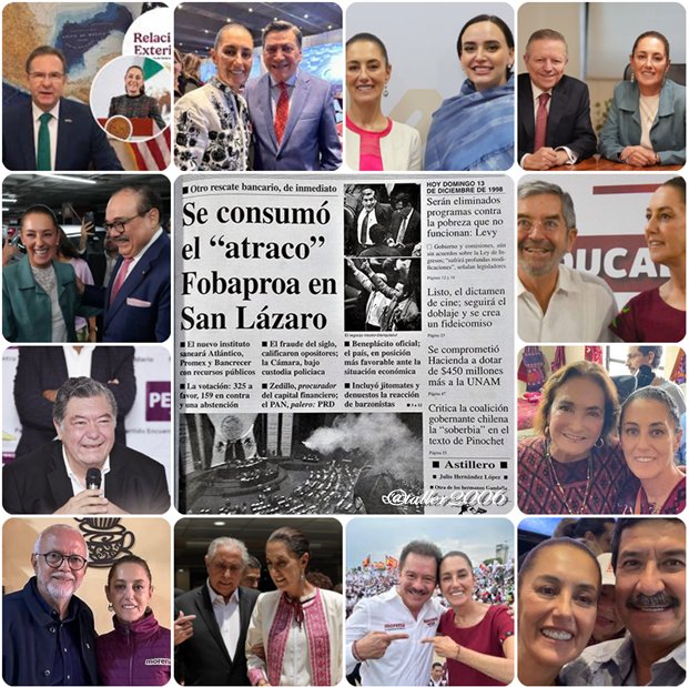 Vianeicita's tweet image. Con que cara Sheinbaum crítica al fobaproa si toda la bancada que lo aprobó ahora son de la 4T, vieja pendeja