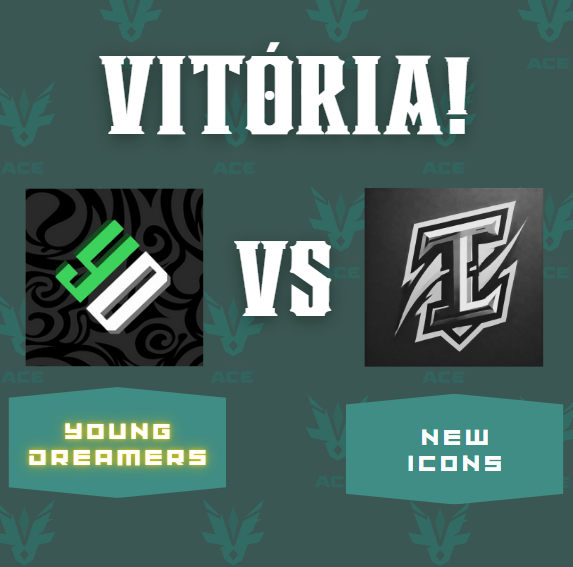 youngdreamerscs's tweet photo. 🥳 VITÓRIA! 🎉

✅ Dust 2 - 13:5 🆚 #NewIcons ✅

Botamos nosso ritmo de jogo e pegamos nosso ticket para os playoffs da #AceCup8. 😎

Continuem acreditando até o final, pois independente de tudo... NÓS ARRISCAMOS! ❤️‍🔥

@AceProdutora @ggmotta7 https://t.co/2iMMutUZcf