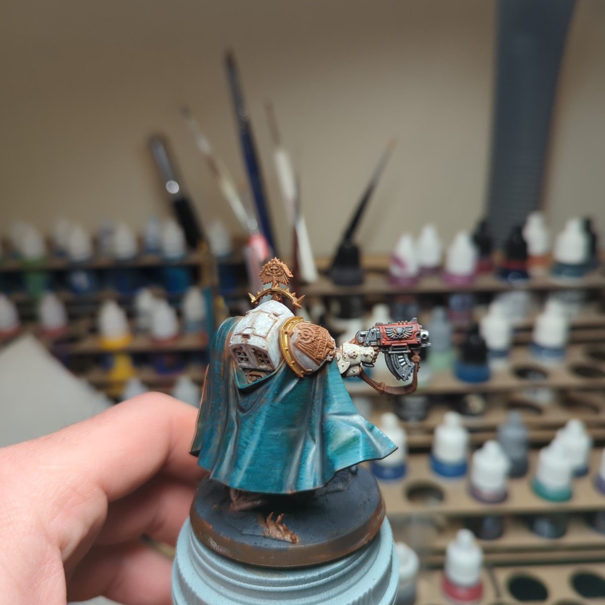 Hobby Streak Day 1134
Highlighted some of the gold today!
#hobbystreak #warhammer40k #warhammer40000 #warhammer_40000 #darkangels #belial #lioneljohnson