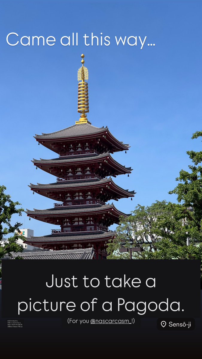 For you, <a href="/nascarcasm/">nascarcasm</a>. 

#DDBirthdayTrip
#DDseeksSerendipity
#WhereInTheWorldIsDD
#SEAsia #Japan #Tokyo