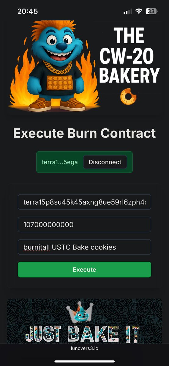 DoChainOfficial's tweet photo. Thanks to another generous #USTC 🔥 contribution by the @LuncBurnItAll gang , we decided to bake you guys 107B #LUNC #Cookies! 🍪🔥🍪🔥🍪🔥🍪🔥🍪🔥

https://t.co/99Pfp3xkhK

#CW20Bakery #Cookie #Justbakeit #GDEX #LuncAlliance #Luncverse 

https://t.co/0TSOF9SOSw

Bake #Lunaclassic layer 2 tokens here ☝️