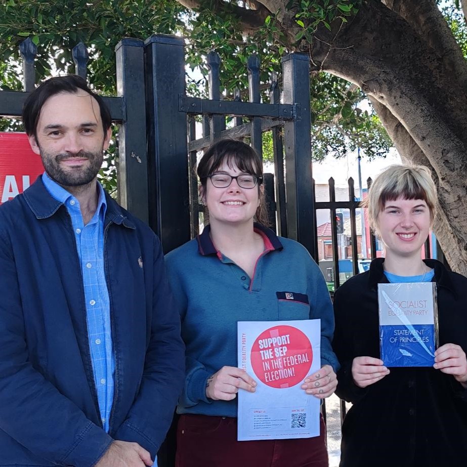 Olivia and Leah met SEP candidate for the seat of Newcastle, <a href="/RobertCreechSEP/">Robert Creech</a>. Olivia had become politicised by the Gaza genocide and was receptive to the SEP's analysis that all the capitalist parties represent the interests of imperialism

#ausvotes2025 #ausvotes #gazagenocide