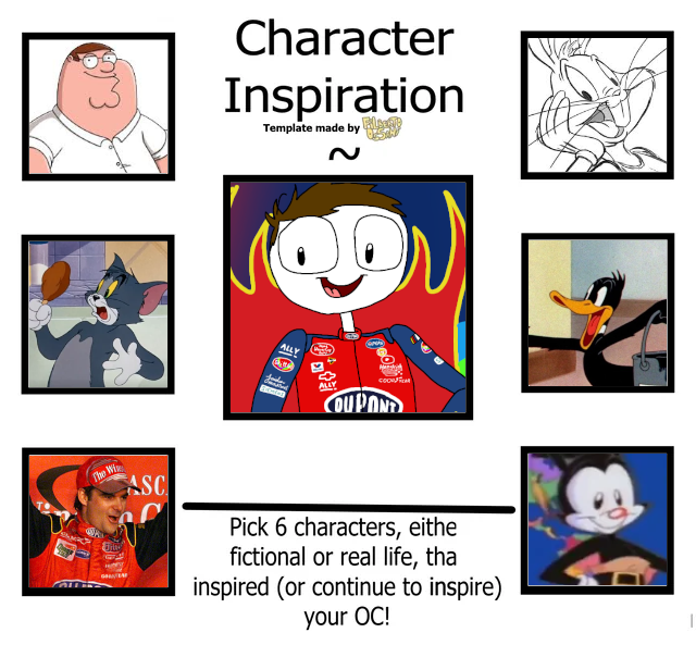 LooneyDorito's tweet photo. ah fuck it, i'm gonna show off my ocs and their inspirations https://t.co/aO437ejJ47