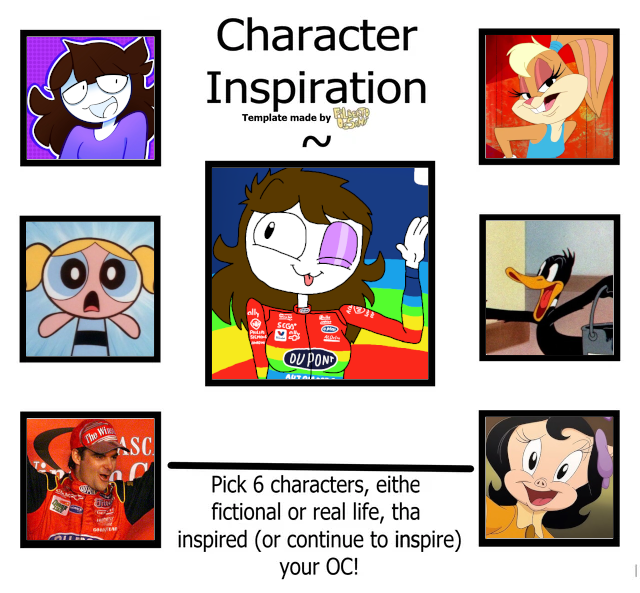 LooneyDorito's tweet photo. ah fuck it, i'm gonna show off my ocs and their inspirations https://t.co/aO437ejJ47