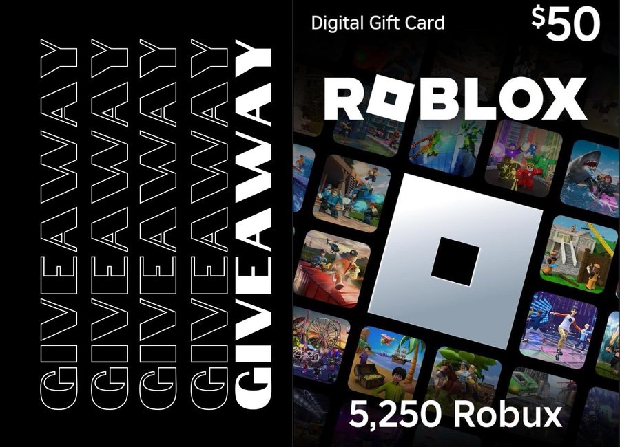 Robux Giveaway
The winner will receive a 50$ ROBLOX gift card

REQUIREMENTS TO ENTER:
💗 Follow <a href="/phantom_zenith/">𝖕𝖍𝖆𝖓𝖙𝖔𝖒</a>
💗 Like + RT
💗 TAG 2 FRIENDS 

Winner will be DMed code in 24 hours
#ROBLOX #RobloxDev #robuxgiveaway
