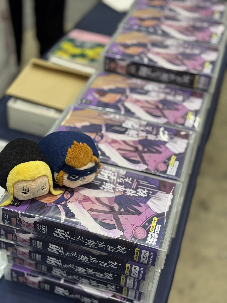 設営完了です！ご来場お待ちしております🙌💜💙