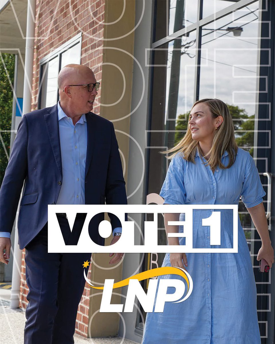 If you want change, you need to vote for it!
Vote 1 LNP to get Australia back on track.