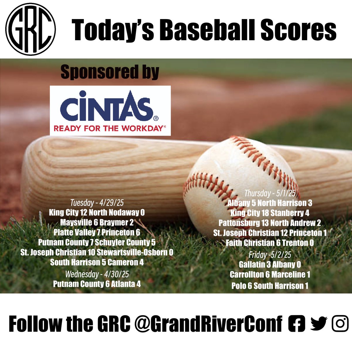 I missed posting scores this week, so here are all the scores since Tuesday.
 
Congratulations to Polo, Putnam County and St. Joseph Christian for winning Conference Championships