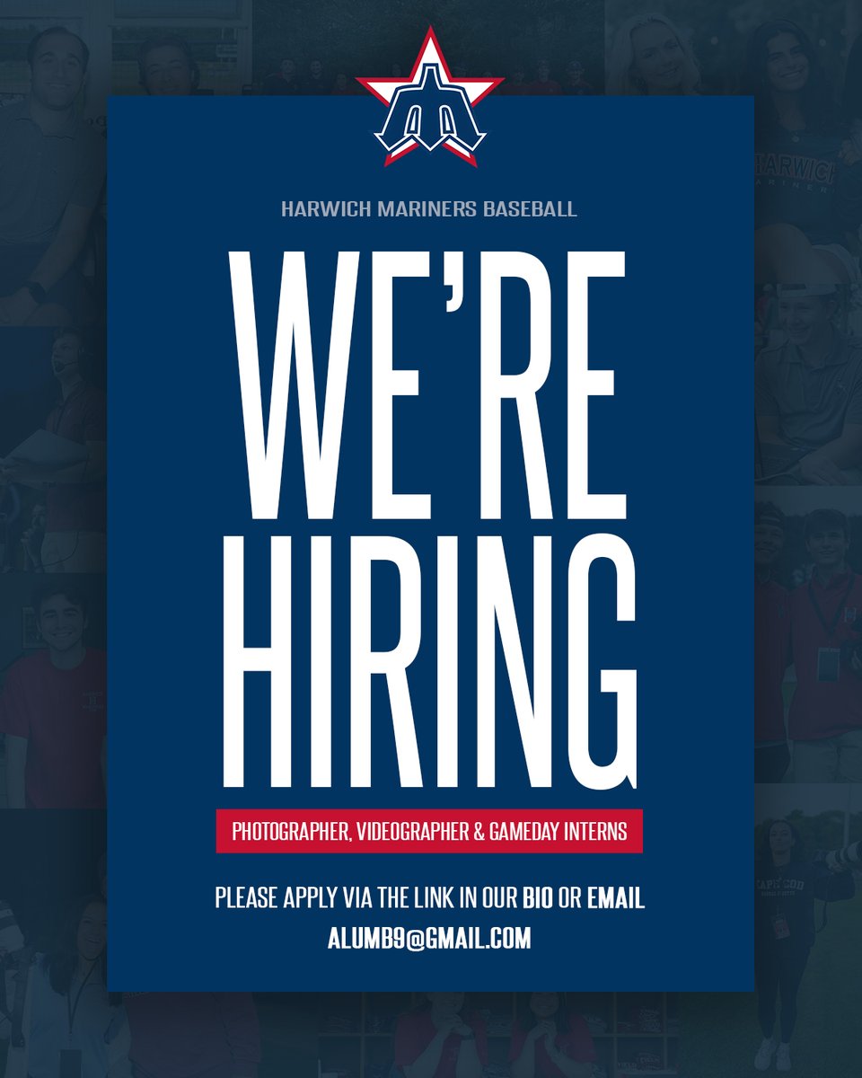 🚨 We are still looking to fill a few of our summer intern positions! If you are interested or know someone who might be, please visit the link in our bio to apply.

📍Come join us at Whitehouse Field for an unforgettable summer. We hope to see you there!