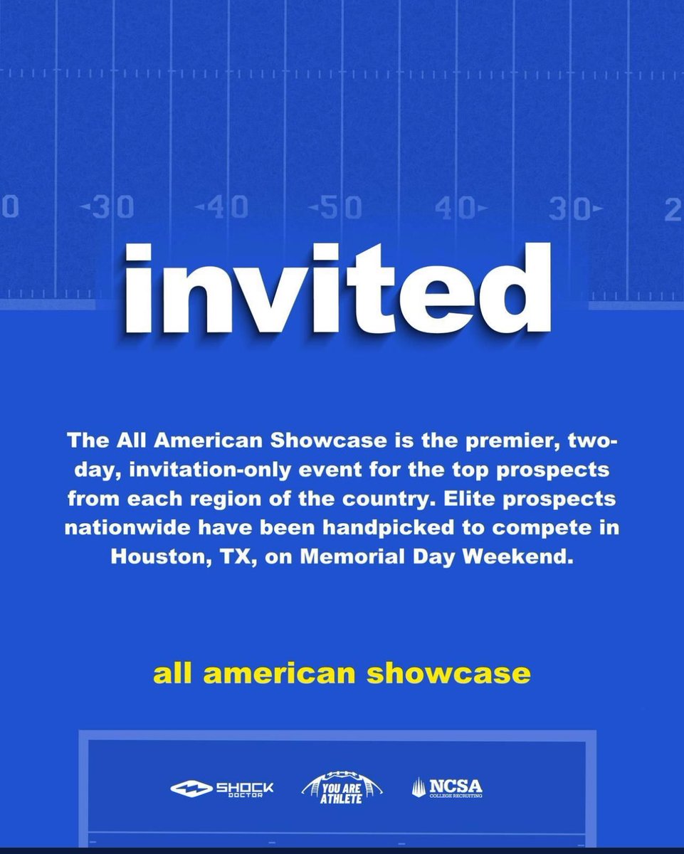 Corren Coleman (@c3_goated) on Twitter photo Blessed to receive an invite from “All American Showcase”. <a href="/ShockGizzle/">SpainKiffin</a> <a href="/PrepRedzoneLA/">Prep Redzone Louisiana</a> <a href="/SportsCenter/">SportsCenter</a> <a href="/_sportline/">@Sportline</a> <a href="/4thQuarterM7v7/">4th Quarter Mentality 7v7</a> <a href="/One11Recruiting/">One11 Recruiting</a> <a href="/youareathlete/">You Are Athlete</a> <a href="/Coday24/">Hittman</a> <a href="/JasonDuhe/">Jason Duhe'</a> Blessed to receive an invite from “All American Showcase”. <a href="/ShockGizzle/">SpainKiffin</a> <a href="/PrepRedzoneLA/">Prep Redzone Louisiana</a> <a href="/SportsCenter/">SportsCenter</a> <a href="/_sportline/">@Sportline</a> <a href="/4thQuarterM7v7/">4th Quarter Mentality 7v7</a> <a href="/One11Recruiting/">One11 Recruiting</a> <a href="/youareathlete/">You Are Athlete</a> <a href="/Coday24/">Hittman</a> <a href="/JasonDuhe/">Jason Duhe'</a>